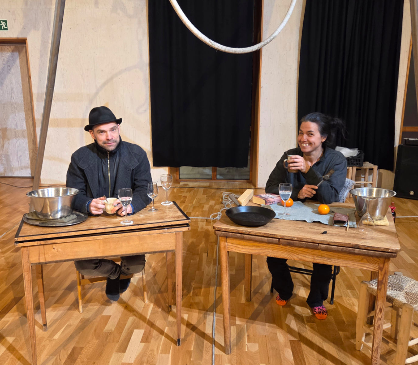 Cirkus möter musik/ljudkonst