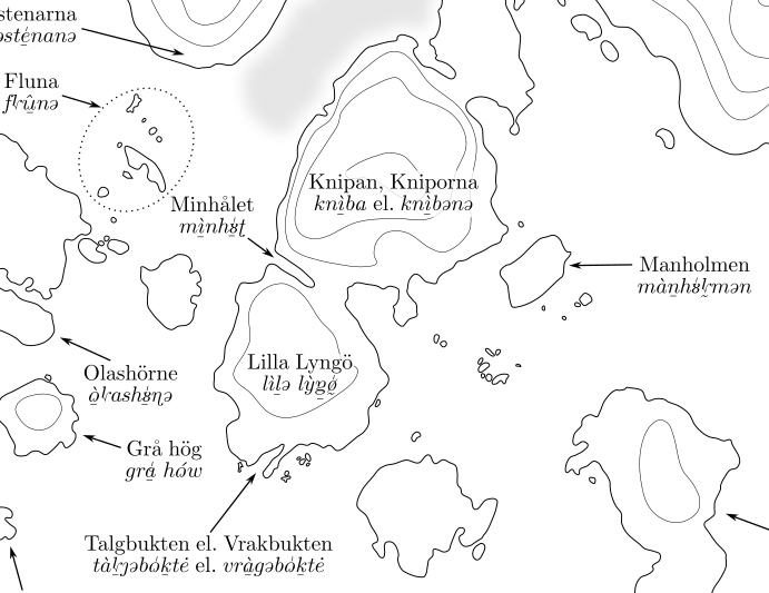 Dialektala ortnamn runt Bottnafjorden