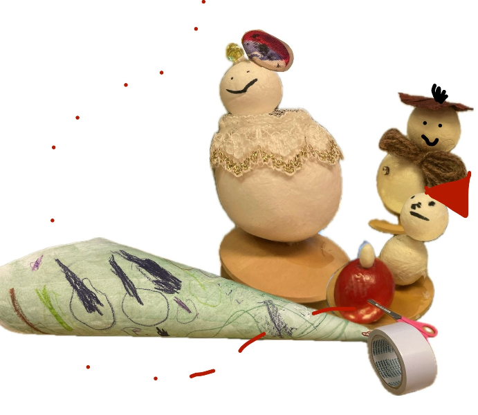 Julpyssel i öppen konstverkstad